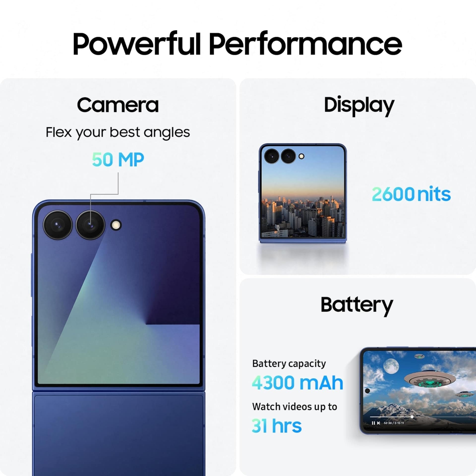 samsung galaxy z flip7 5g smartphone with galaxy ai (coralred, 12gb ram, 256gb storage), ultra sleek design with 50mp high resolution camera, exynos 2500, google gemini