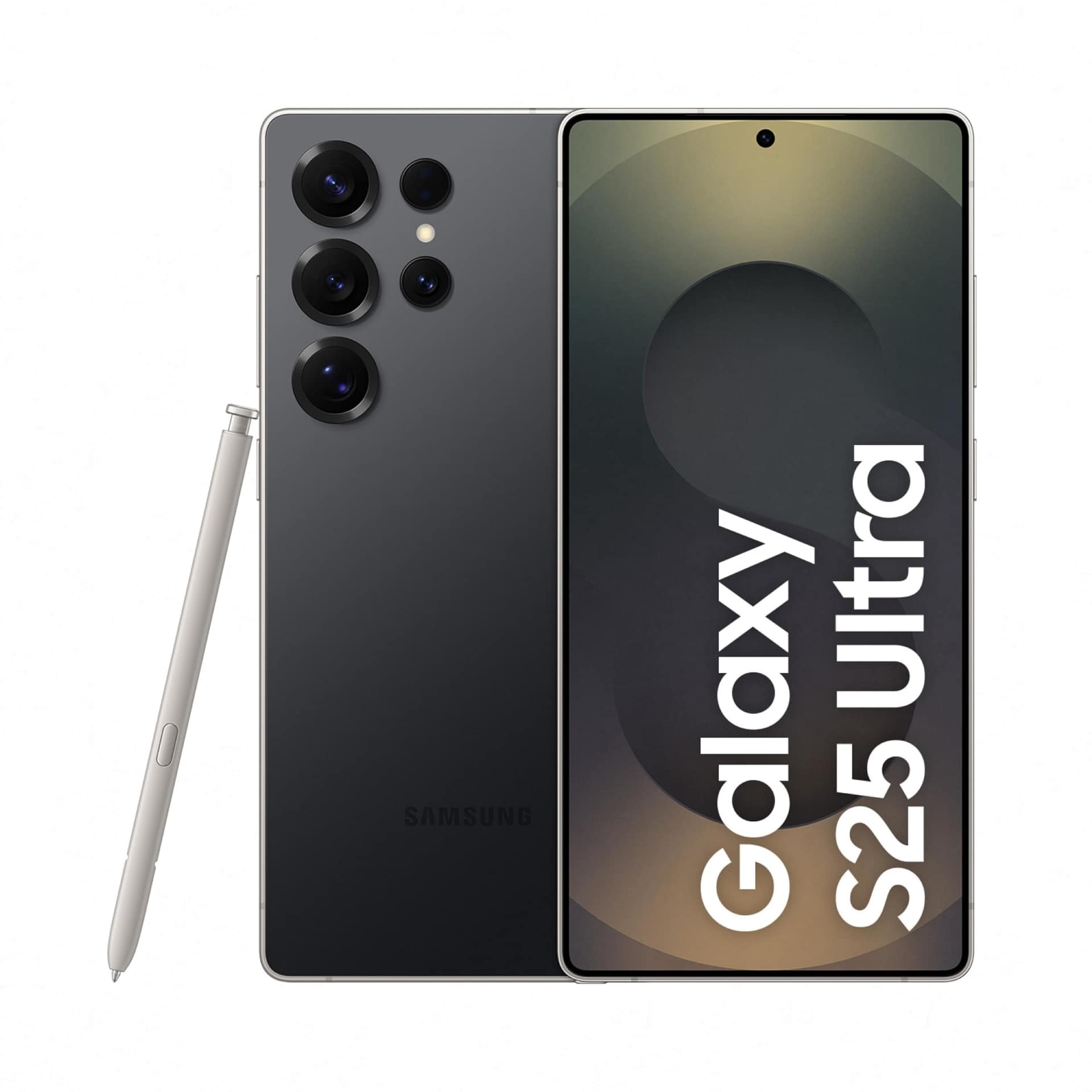 samsung galaxy s25 ultra 5g ai smartphone (titanium black, 12gb ram, 512gb storage), 200mp camera, s pen included, long battery life