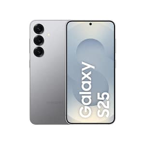 samsung galaxy s25 5g smartphone with galaxy ai (silver shadow, 12gb ram, 256gb storage), snapdragon 8 elite, 50 mp camera with provisual engine and 4000mah battery